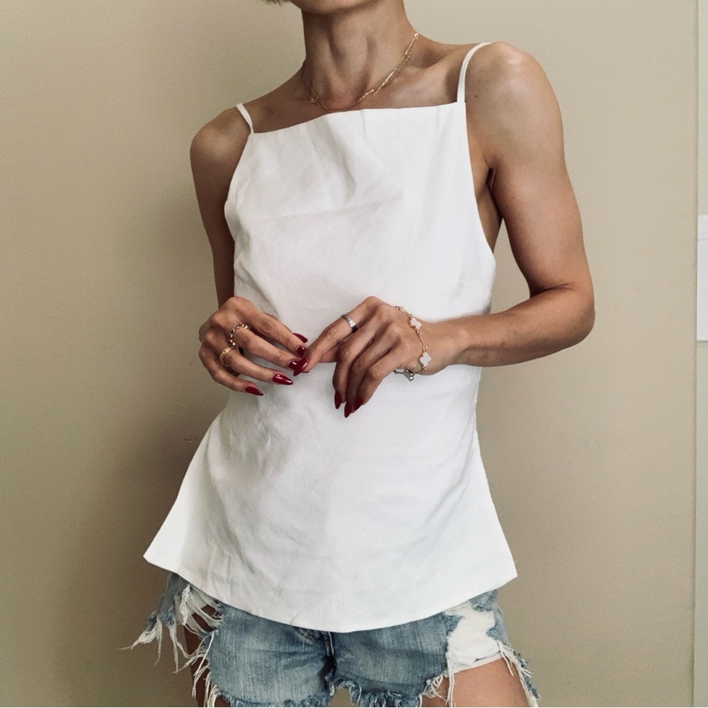Brand New Zara linen top - Picture 6 of 13